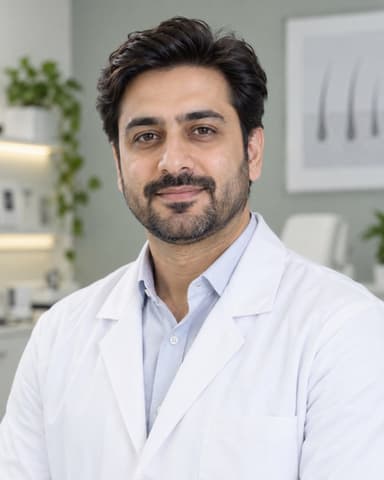 Illustrative sample specialist portrait, not a live provider